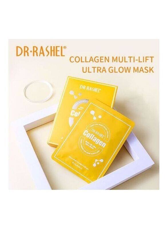 

Dr. Rashel Collagen Multi-Lift Ultra Glow Mask, 125gm, 5 Pieces