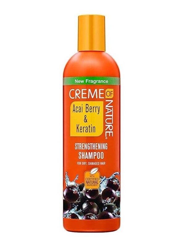 

Creme of Nature Acai Berry & Keratin Formula Strengthening Shampoo for Dry Damaged Hair, 354ml