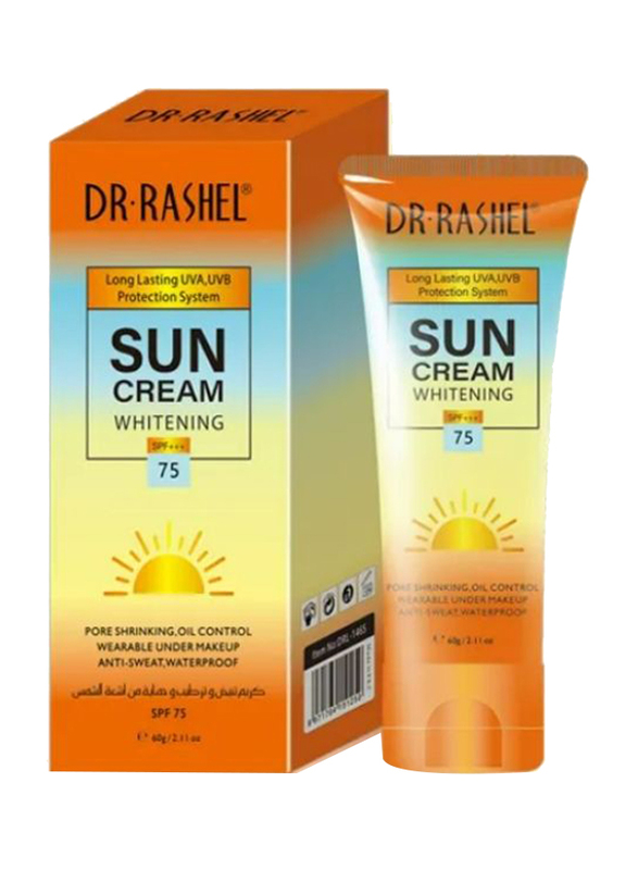 Dr. Rashel Whitening & Moisturizing Sun Cream, SPF 75, 60gm