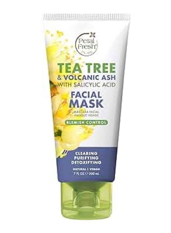 

Petal Fresh Tea Tree & Volcanic Ash Facial Mask, Blemish Control, 200ml