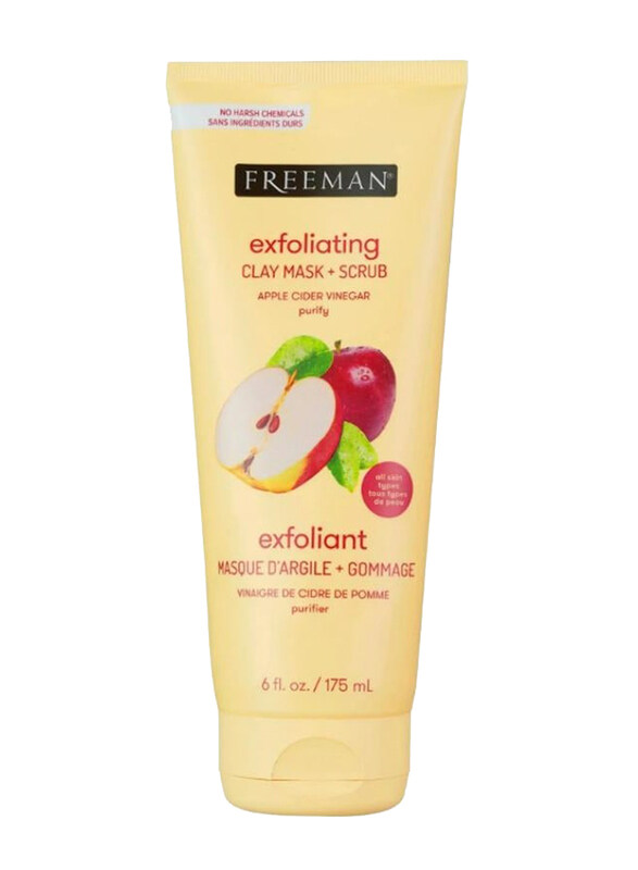 

Freeman Cleansing Apple Cider Vinegar Clay Mask & Scrub, 175ml