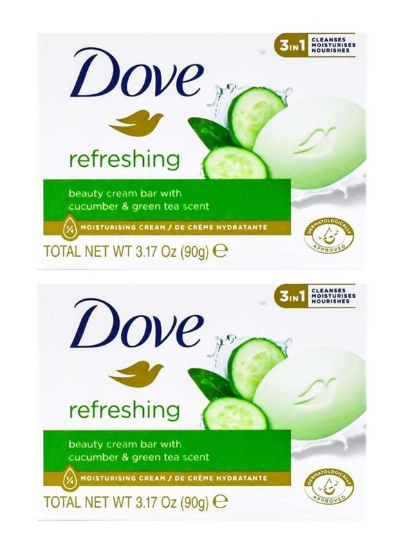 

Dove Refreshing Cucumber & Green Tea Soap, 2 x 90gm