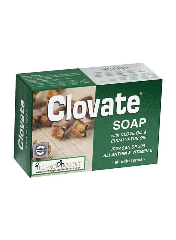 

Clovate Soap with Clove Oil & Eucalyptus Oil, 80gm
