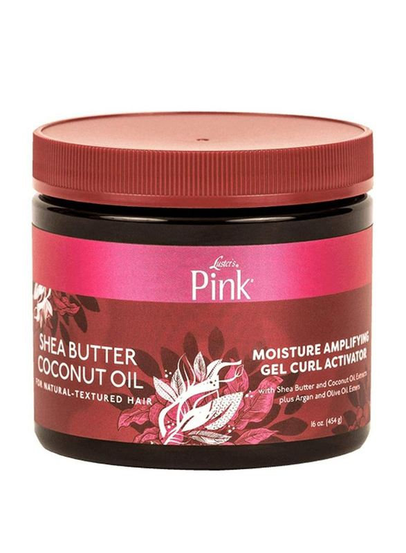 Luster's Shea Butter Coconut Oil Gel Curl Activator for Curly Hair, 454g