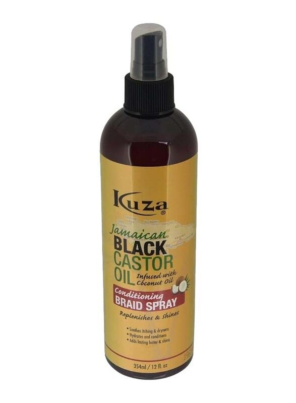 

Kuza Jamaican Black Castor Oil Conditioning Braid Spray for All Hair Types, 354ml