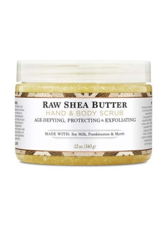 

Nubian Heritage Raw Shea Butter Hand and Body Scrub, 340g