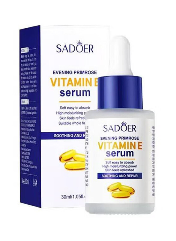 

Sadoer Evening Primrose Oil Nourishing Moisturizing Vitamin E Serum, 30ml