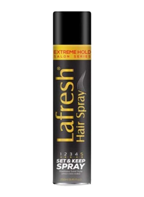 

La Fresh La'Fresh Extreme Hold Hair Spray for All Hair Types, 500ml