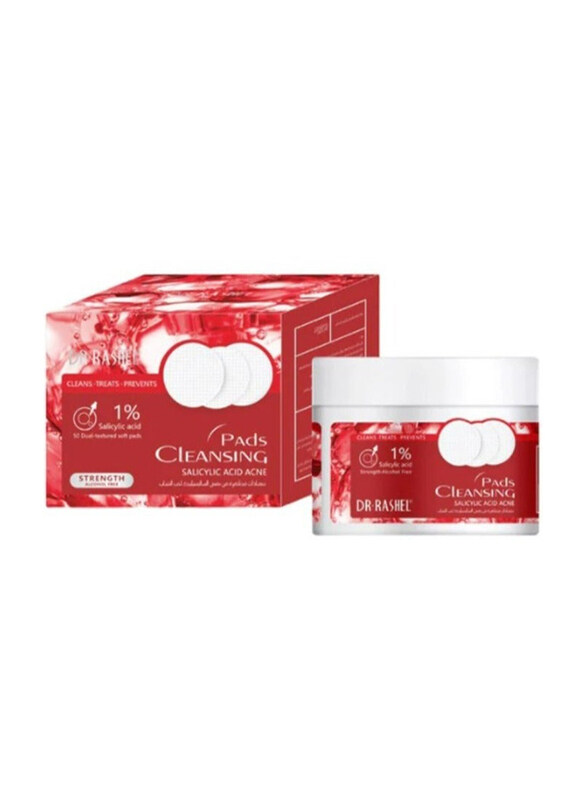 

Dr. Rashel Salicylic Acid Acne Cleansing Pads 1%, 50 Pieces, 50gm