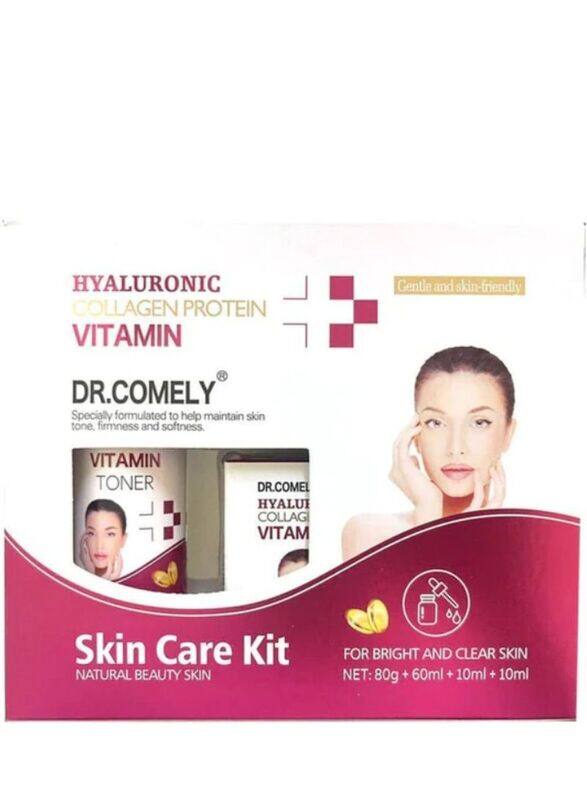 

Dr. Comely Hyaluronic Collagen Protein Vitamin Skin Care Kit, 4 Pieces