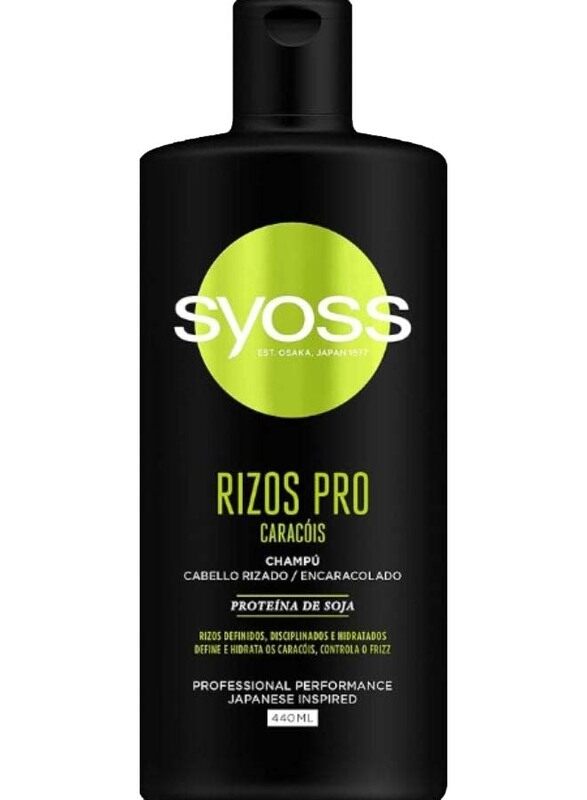 

Syoss Rizos Pro Definition And Hydration Wavy Or Curly Hair Shampoo, 440ml