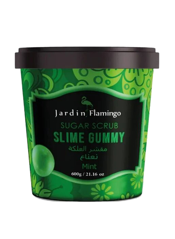 Jardin Flamingo Sugar Scrub Slim Gummy Mint, 600gm