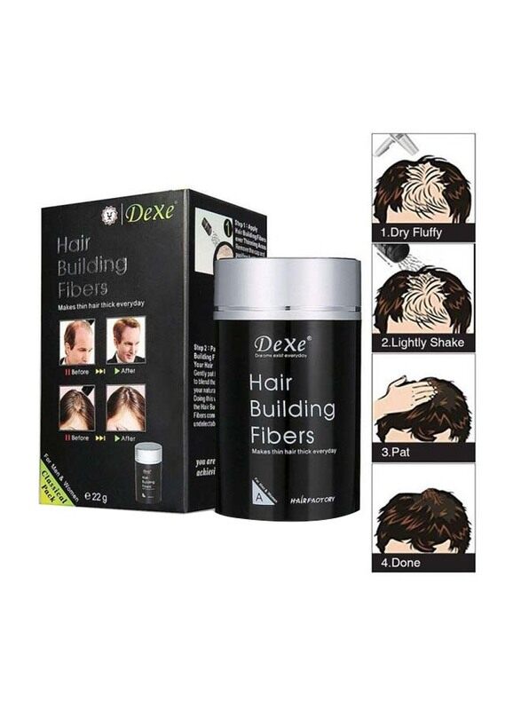 

Dexe Hair Building Fibers for All Hair Types, 22gm