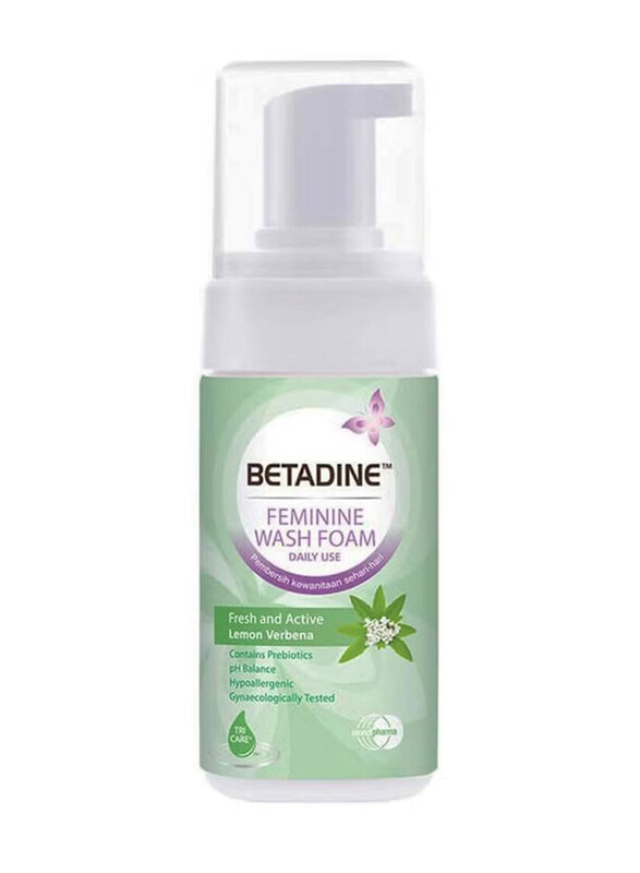 

Betadine Fresh & Active Lemon Verbena Feminine Wash Foam, 100ml