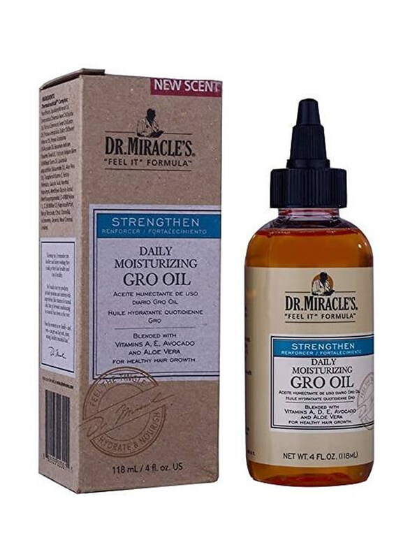 

Dr. Miracle'S Daily Moisturizing Gro Oil, 118ml