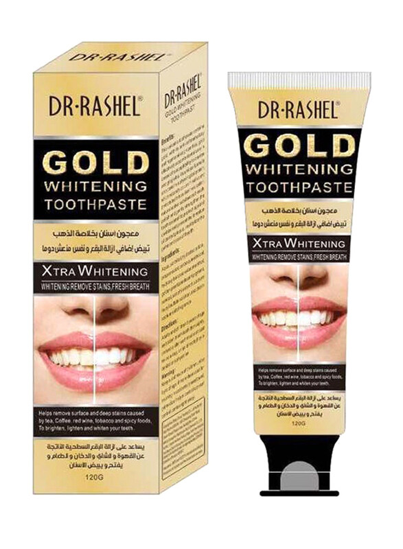 

Dr Rashel Gold Whitening Toothpaste, 120gm