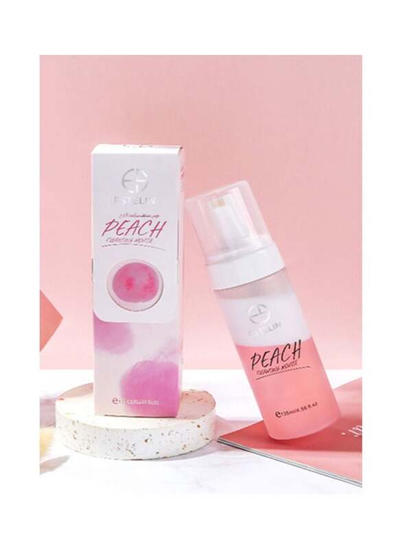 Estelin Peach Cleansing Mousse, 135ml