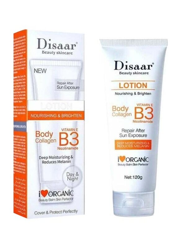 

Disaar B3 Sunscreen Vitamin E Body Collagen, 120gm