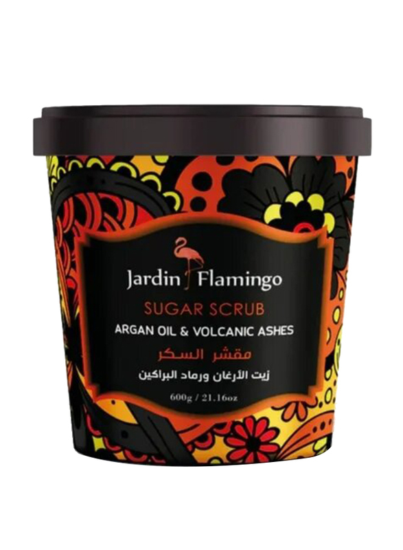 Jardin Flamingo Sugar Scrub Argan Oil & Volcanic Ashes, 600gm