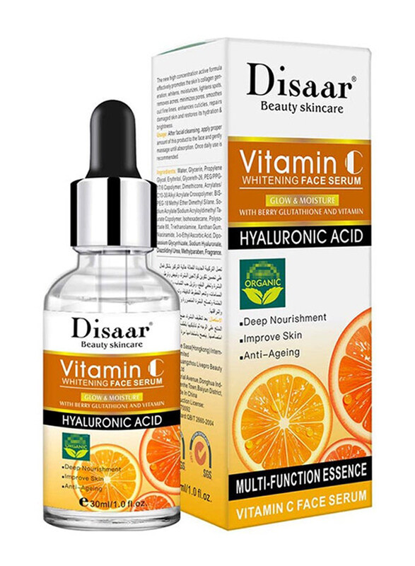 

Disaar Vitamin C Hyaluronic Acid Face Serum, 30ml