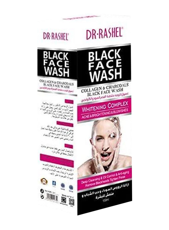 Dr. Rashel Collagen Charcoal Black Face Wash, 100ml