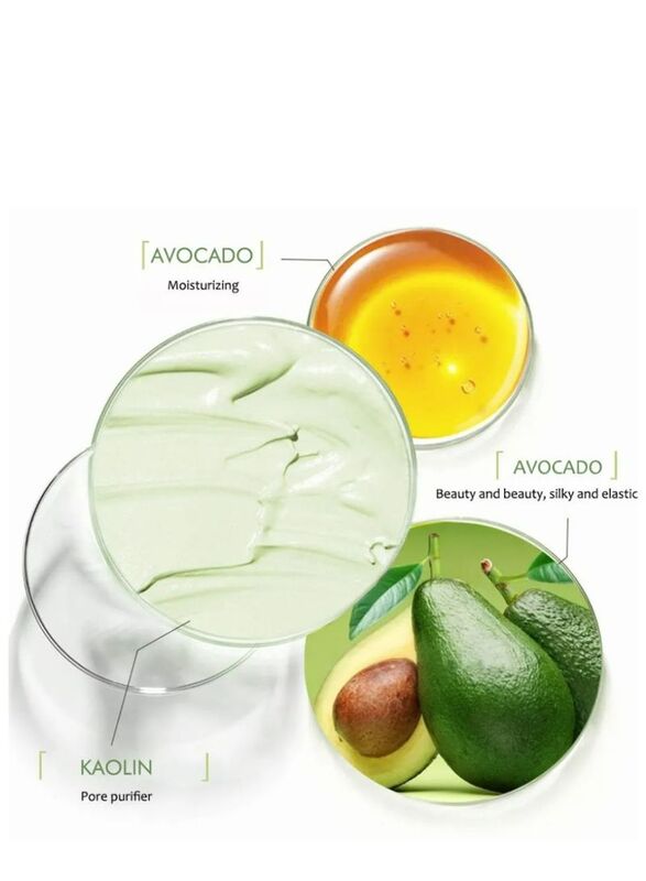 Aichun Beauty Avocado & Mint Green Clay Mask, 150gm