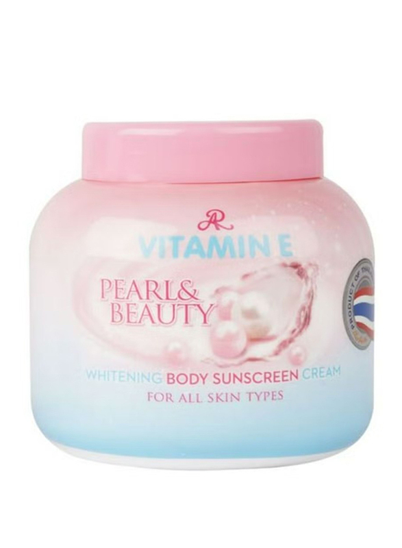 AR Vitamin E Pearl & Beauty Whitening Body Sunscreen Cream, 200gm