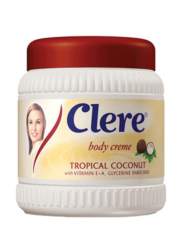 

Clere Tropical Coconut White Body Creme, 500ml