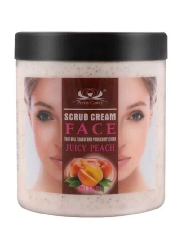 Pretty Cowry Face Scrub Cream Juicy Peach, 500ml