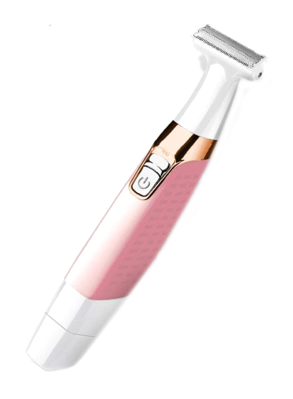 Kemei Rechargeable Body Shaver & Eyebrow Trimmer, KM1900, Pink