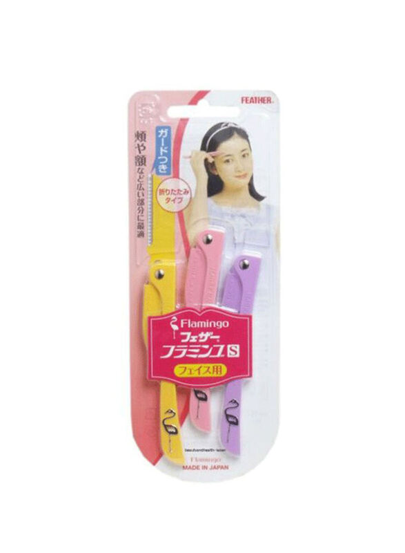 

Flamingo Eyebrow Shaver, 15cm, 3 Pieces