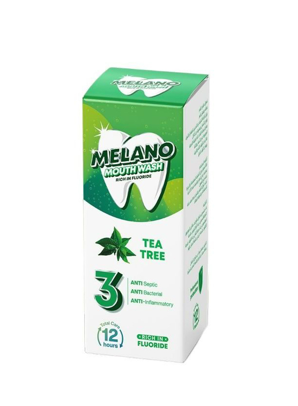 Melano Tea Tree Rich in Fluoride Mouthwash