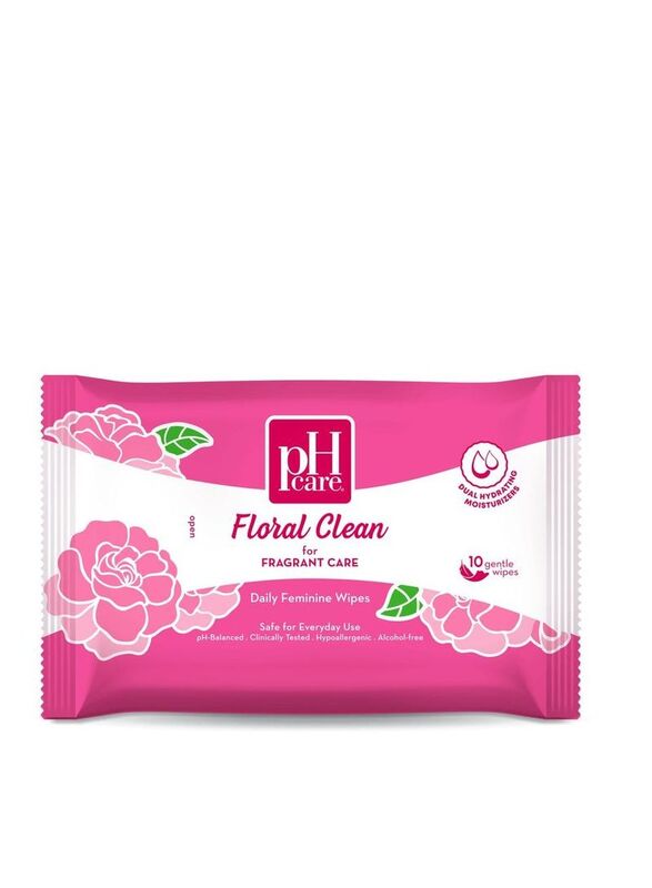 pH Care Daily Feminine Wipes, 3 Pieces