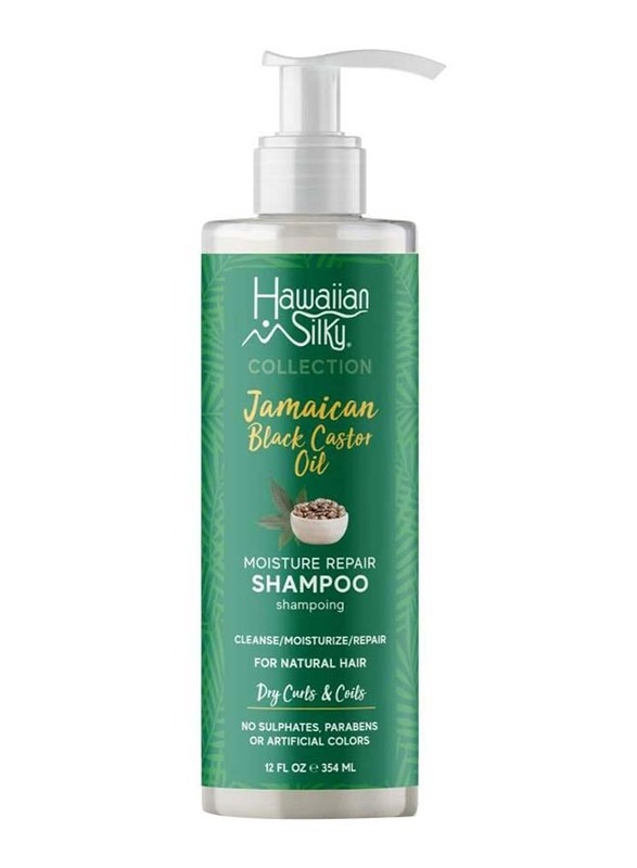 

Hawaiian Silky Jamaican Black Castor Oil Collection Moisture Repair Shampoo for All Hair Types, 354ml