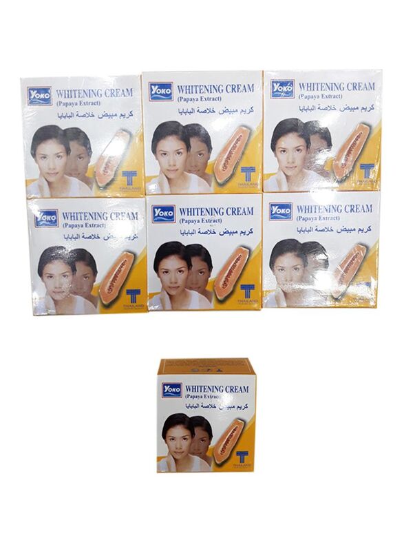 Yoko Whitening Cream, 6 Piece