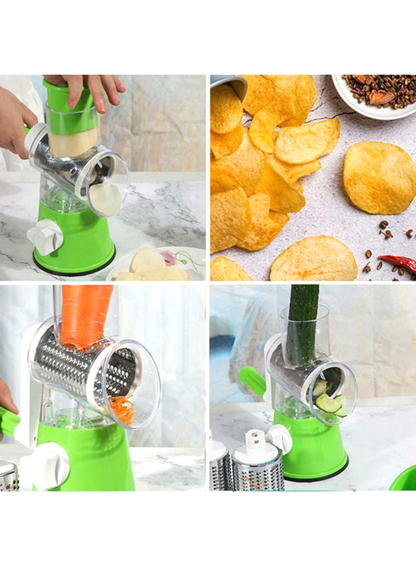 Multifunction Vegetable Cutter Rotary Grater, Multicolour