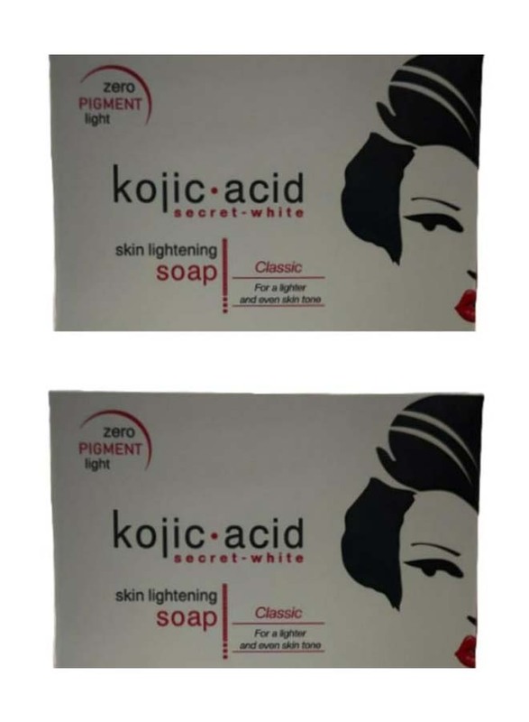 

Secret White Kojic Acid Skin Lightening Soap, 2 Piece