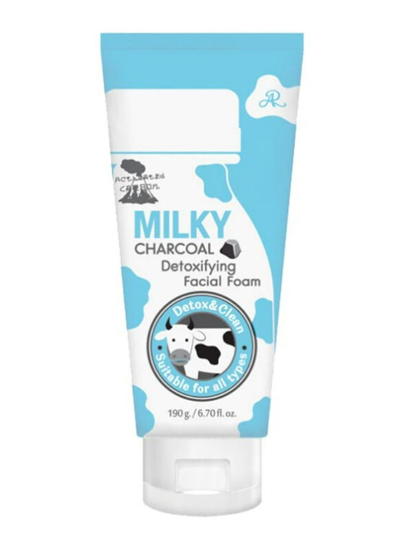 

AR Gluta Milky Charcoal Detoxifying or Deep Cleansing + Collagen Foam, 190gm