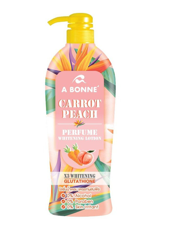 A Bonne Perfume Whitening Lotion Carrot Peach, 300ml