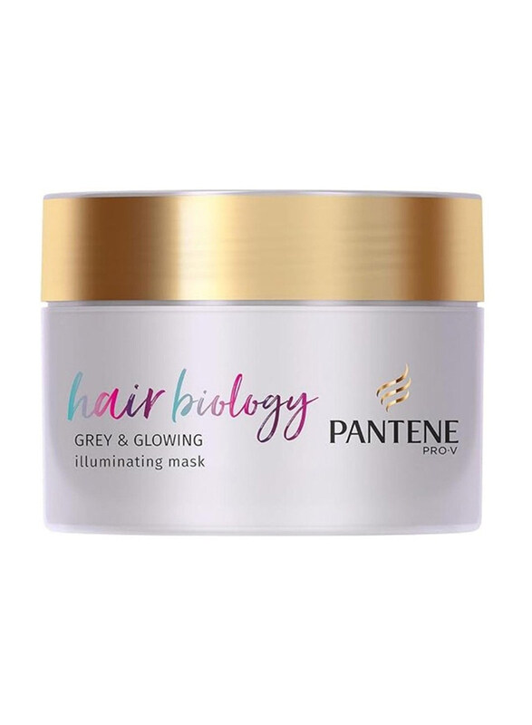 

Pantene Hair Biology Grey & Glowing Illuminating Mask for All Hair Types, 160ml