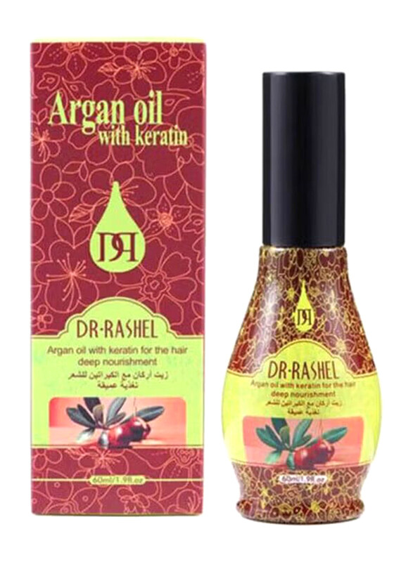 

Dr. Rashel Argen Oil with Keratin for All Hair Types, 60ml