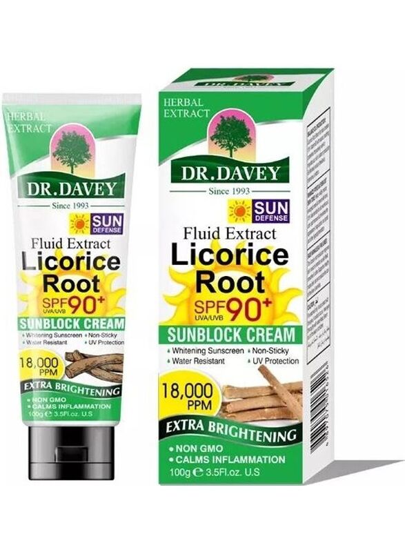 Dr. Davey Licorice Root Sunblock Cream, 100gm