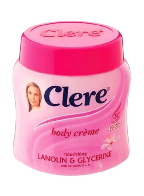 Clere Lanolin & Glycerine Body Cream, 500ml