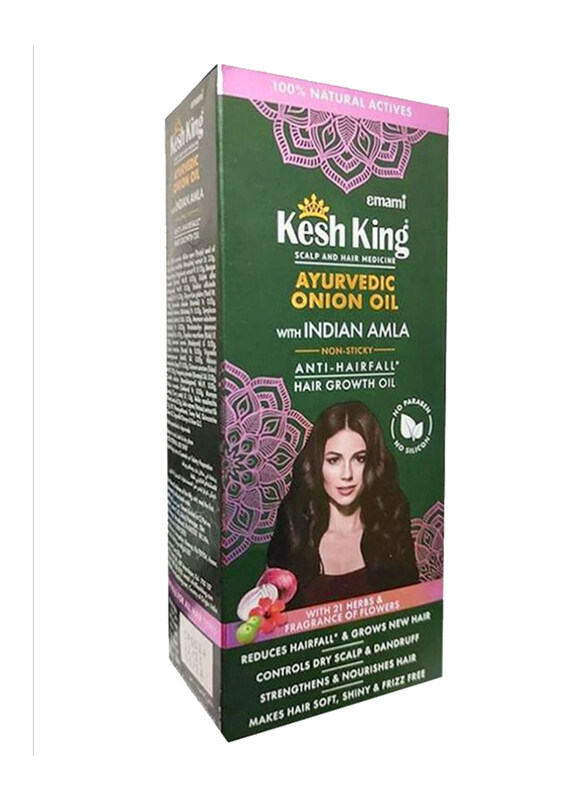 

Emami Kesh King Indian Amla Ayurvedic Pnion Oil for All Hair Types, 300ml