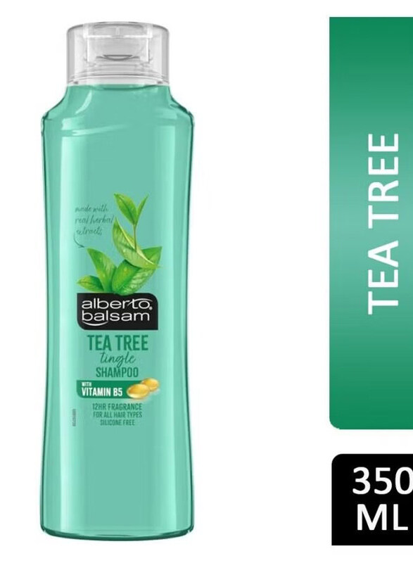 

Alberto Balsam Tea Tree Tingle Shampoo for All Hair Types, 350ml