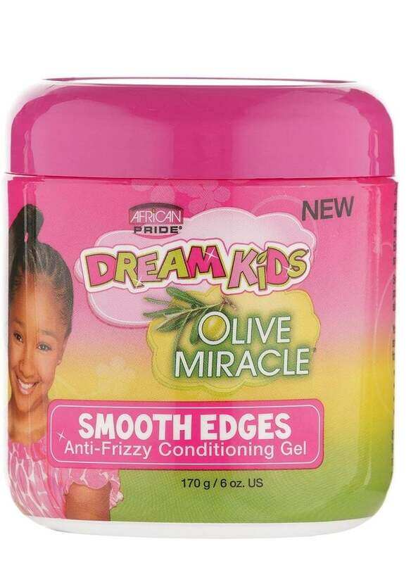 

African Pride Dream Kids Smooth Edges Anti-Frizzy Conditioning Gel for All Hair Types, 170g