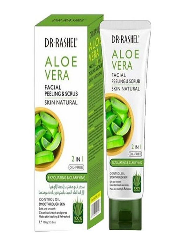 Dr. Rashel Aloe Vera 2 In 1 Facial Peeling & Scrub, 100gm