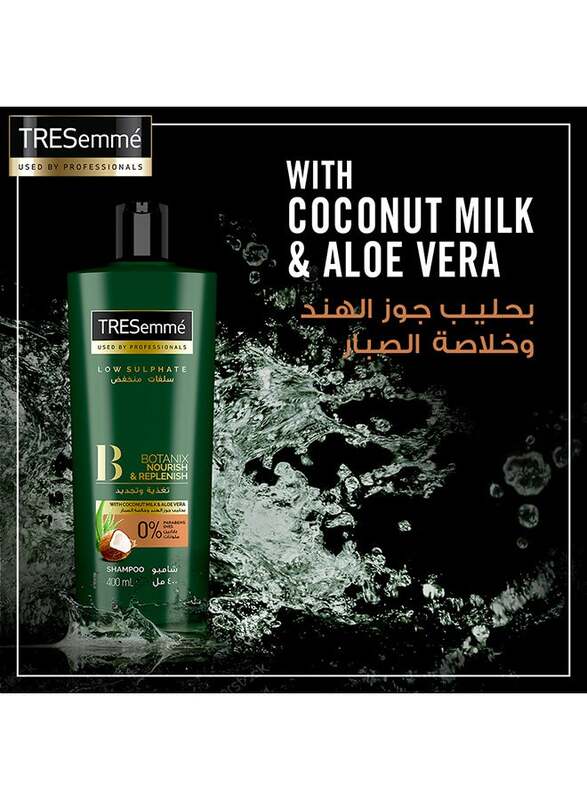 Tresemme Botanix Natural Nourish And Replenish Shampoo for Dry Hair, 400ml