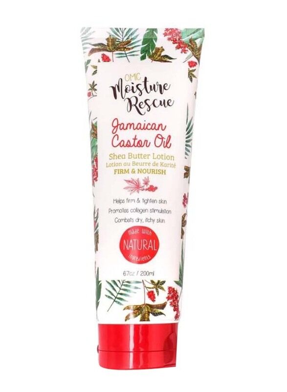 

Omic Moisture Rescue Shea Butter Lotion Tube with Jamaican Castor Oil, 200ml