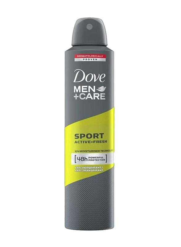 

Dove Men+Care Sport Active+ Fresh Antiperspirant, 250ml